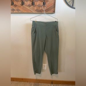 Green Eddie Bauer hiking pants